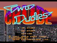 Two Crude Dudes sur Sega Megadrive
